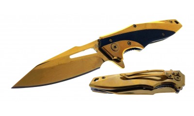 Falcon 8" Spring Assisted Knife Wood Handle KS4318GBK Falcon 8" Spring Assisted Knife Wood Handle KS4318GBK